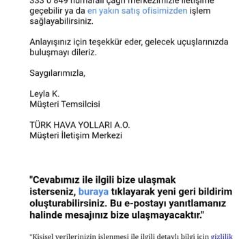 THY Anadolu Jet Firması Mağdur Etti