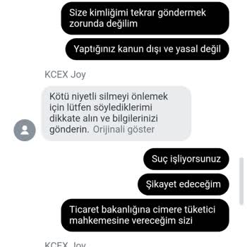 Kcex Borsası Yanıltıcı Reklam