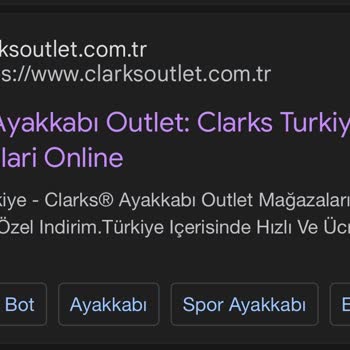 Clarksoutlet.com.tr Yanıltıcı Site!