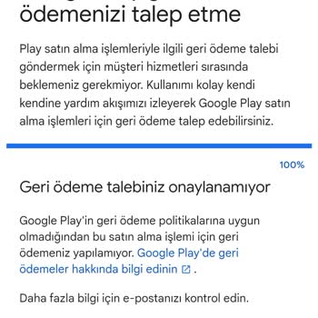 Kim GB İster Geri Ödeme Talebim Reddedildi