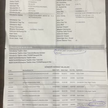 PTT Kargo Gönderdiğim Ürünün Teslim Edilmemesi
