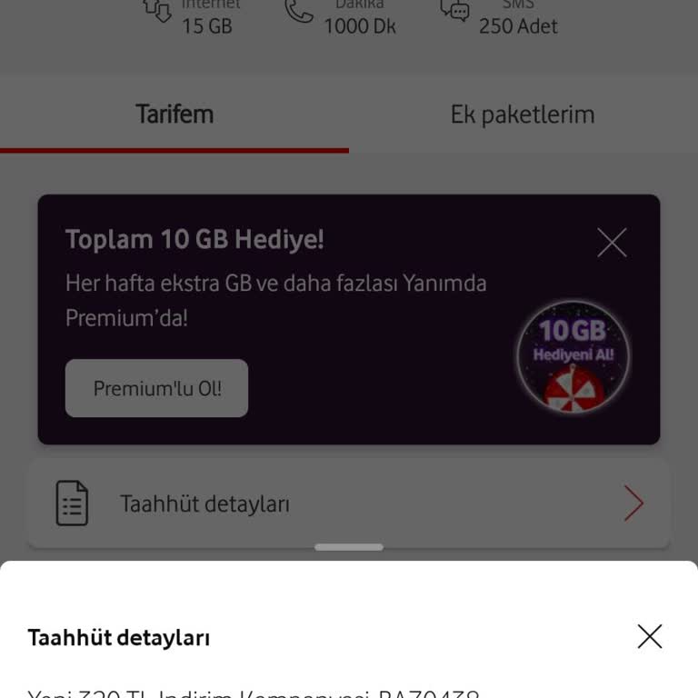 Vodafone'un Cayma Bedeli Sürprizi