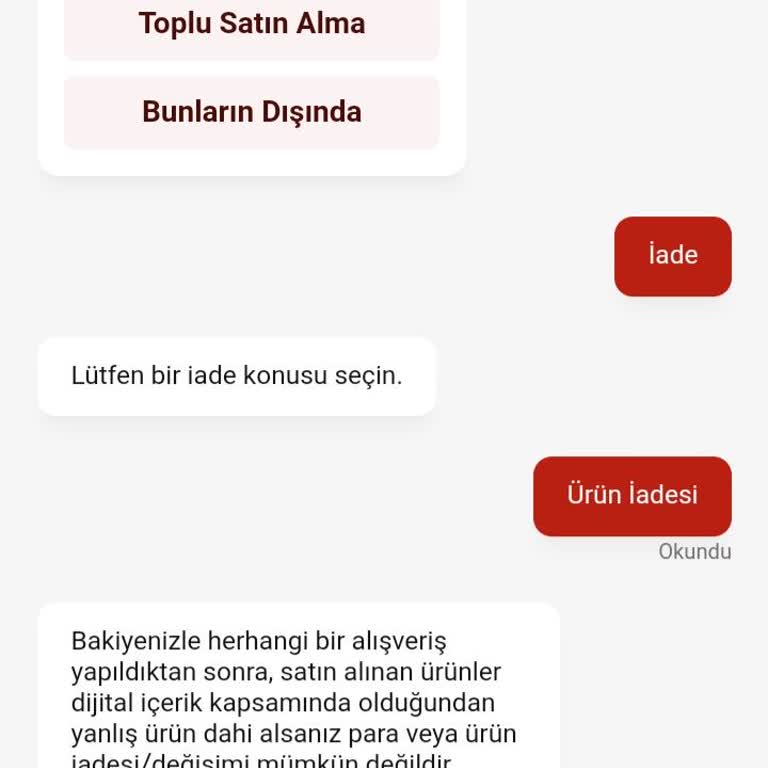 Perdigital İade Olmuyor, İlgilenen Kimse Yok.