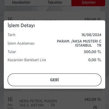 Aksa Şarj (iOS) Mobil Uygulaması Fazla İşlem Ücreti Kesiyor