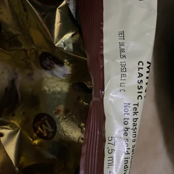 Algida Magnum Mini 6'lı Paketteki Tüm Dondurmalar Bozuk Çıktı.