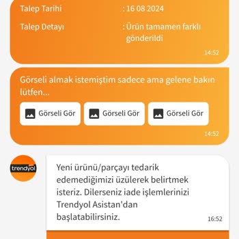 Trendyol'da Yanlış Ürün Gönderimi Ve İade Sorunu