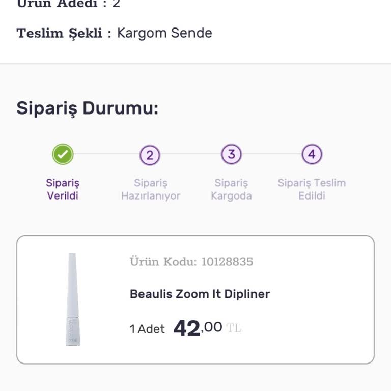 Gratis Siparişim Hazırlama Aşamasına Geçmiyor 3 Gündür