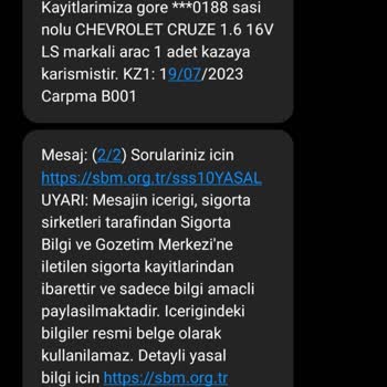 Sigorta Bilgi ve Gözetim Merkezi Değişen Hasar Kayıt Sorgusu
