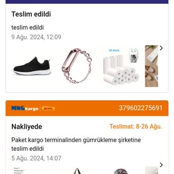 Temu MNG Gelemeyen Kargo