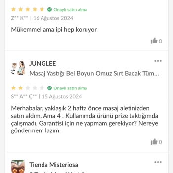 Wise Technology-trendyol'dan Aldığım Masaj Aleti 4. Kullanımda Bozuldu