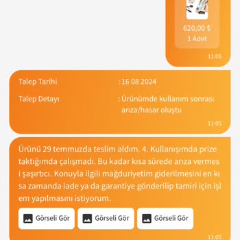 Wise Technology-trendyol'dan Aldığım Masaj Aleti 4. Kullanımda Bozuldu