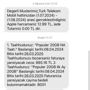 Türk Telekom'a 400 Lira Haksız Bir Şekilde Aylardır Ödüyorum