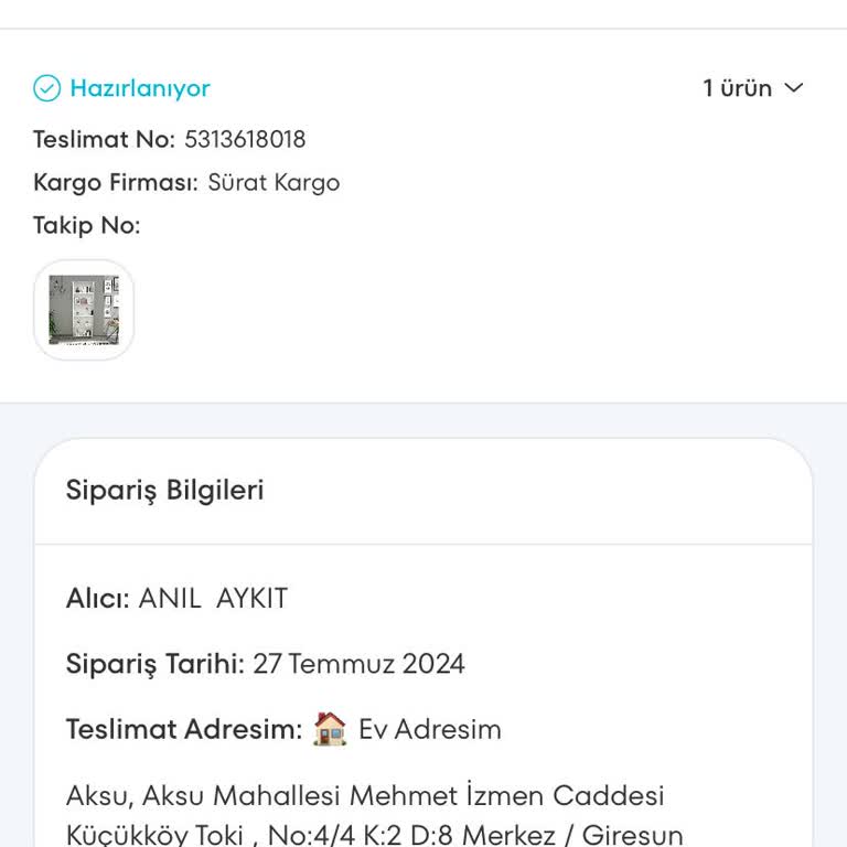 A101 Ekstra Ürün 1 Aydır Kargoya Verilmedi!