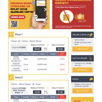 Pegasus Flynas Pişmanlık Arkasında Durmuyor