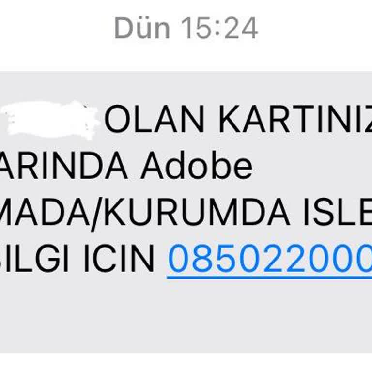 Adobe 132 Liralık Üyelik Bir Anda 837 Lira Çekti İade Etmek İstiyorum