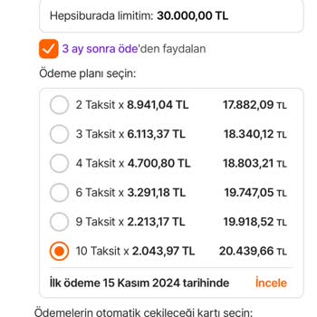 Hepsiburada Alışveriş Limiti Kullanamıyorum