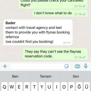 Flynas Pegasus Bileti Pişmanlıktır. Arkasında Durmuyor