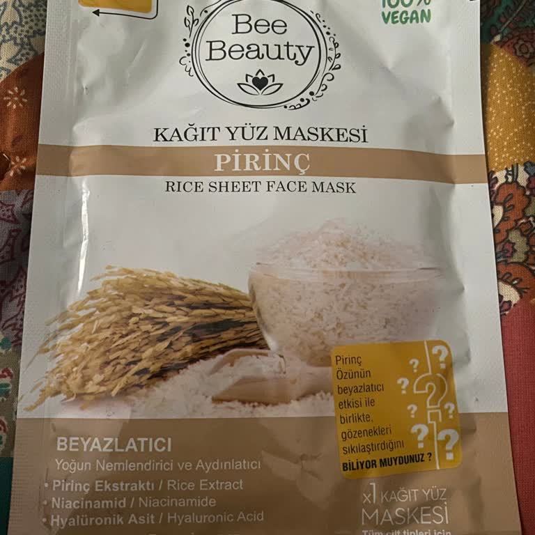 Gratis Bee Beauty Pirinç Maske Alerji Yapıyor