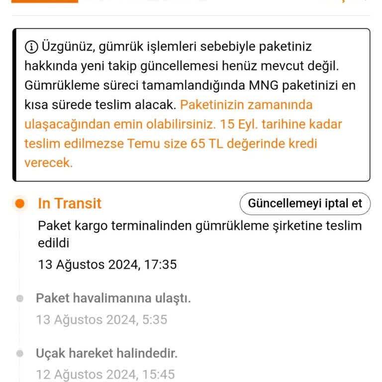Yine MNG Kargo Ve Mağdur