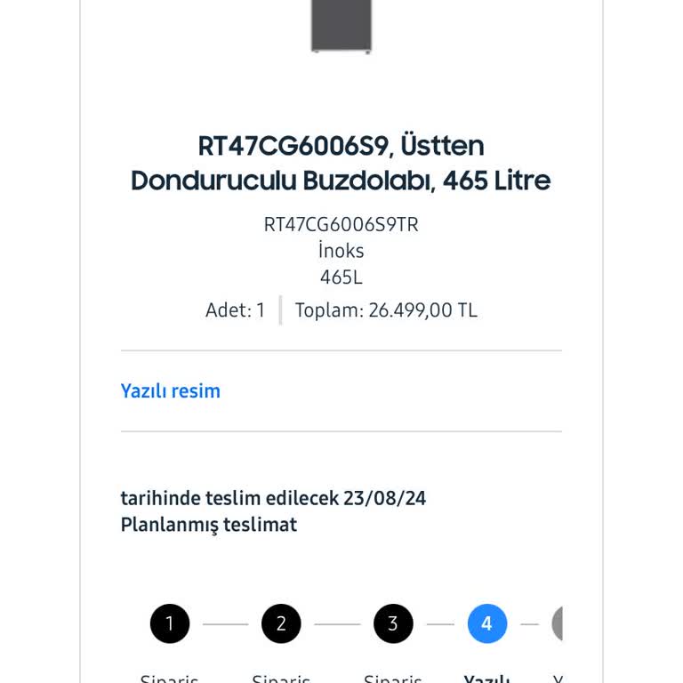 Samsung Adres Değişikliği Yapamıyorum