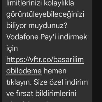 Vodafone Pay Sürekli Harcama, Abonelik Mesajları, Bilgilerin Çalınması