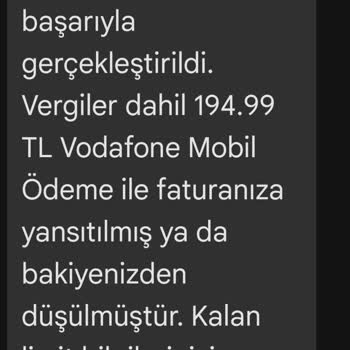 Vodafone Pay Sürekli Harcama, Abonelik Mesajları, Bilgilerin Çalınması