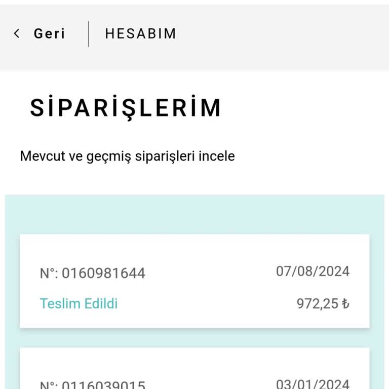 Watsons Ürünleri Eksik Gönderdi