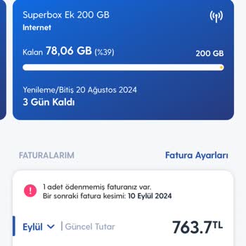 Turkcell Superbox Ek Paket Sorunu ve Ücret Tahsilatı