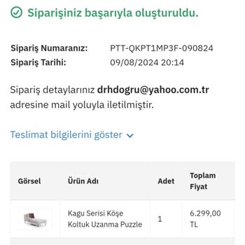 PTT Kargo Kargo Firmasının Sorumluluklarını Yerine Getirmemesi Ve Hasarlı Ürün Teslimatı