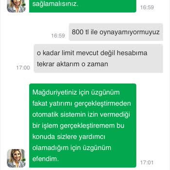 601timebet Paramı Göndermiyor