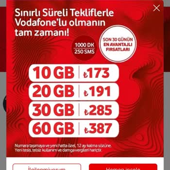 Vodafone'un Mevcut Müşterilere Uygun Fiyat Sunmaması