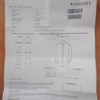Tudors Gömlek Polo Yaka T-Shirtlerin Hızla Solması Ve Yetersiz Müşteri Hizmeti
