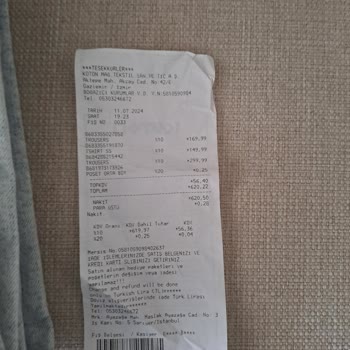 Koton Etiketli Ve Fişli Ürün Değişimi Yapmama