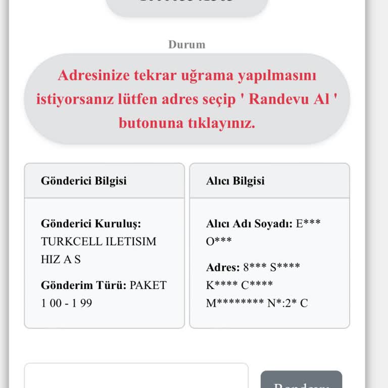 Kuryenet Çiğli Şubesi Ürünümü Teslim Etmiyor.