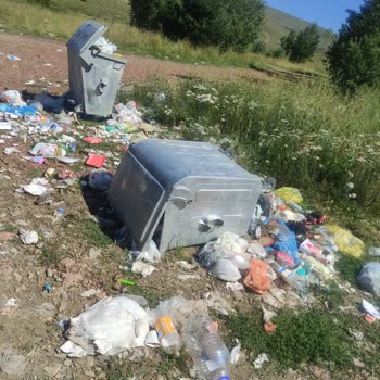 Ardahan Belediyesi Tepeler Köyü Mesire Alanı Çöp Sorunu