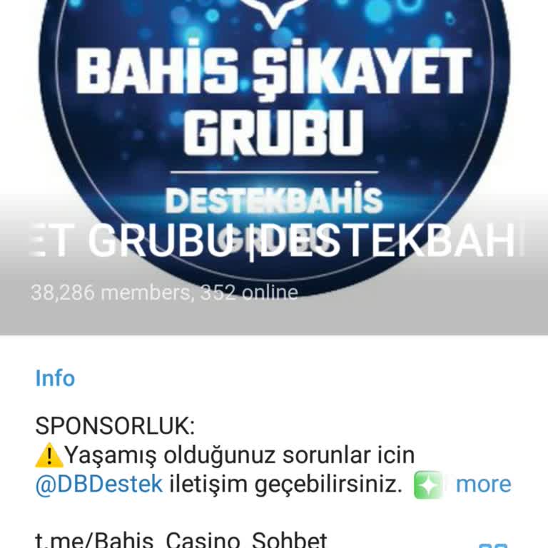 Telegram Sözde Şikayet Destek Grubu!