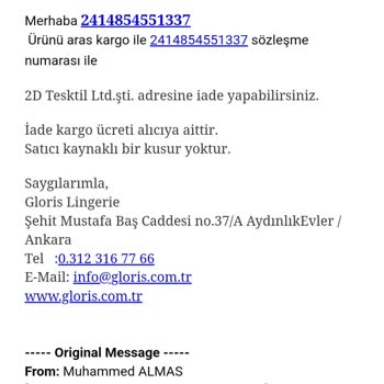 Gloris Yanıltıcı Ürün Görseli