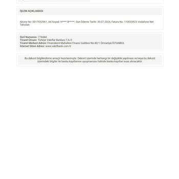 Vodafone Net Fazladan Milletin Parasını Alma Derdinde