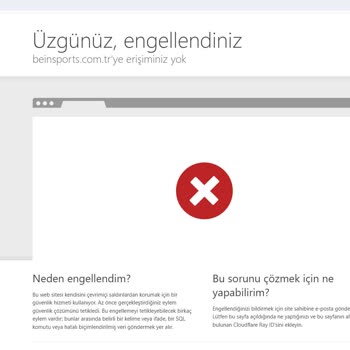 Digiturk Bein Sports Giriş IP Engel Mesajı
