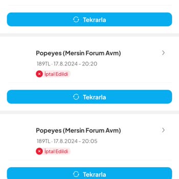 Tıkla Gelsin 3 Defa Siparişimi İptal Etti