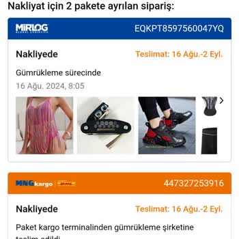 MNG Kargo Gümrükte Bekleyen Siparişlerim İçin Çözüm Bekliyorum