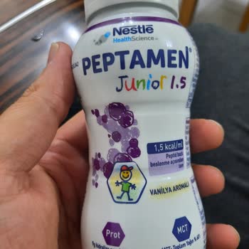 Nestle Peptamen Junior Vanilya Aromalı Mama Tadında Sorun Var