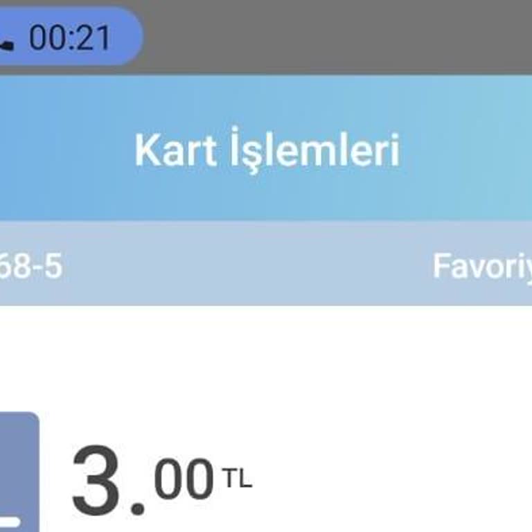 Kocaeli Kent Kart (Öğreci Kartı Bakiye Yükleme)