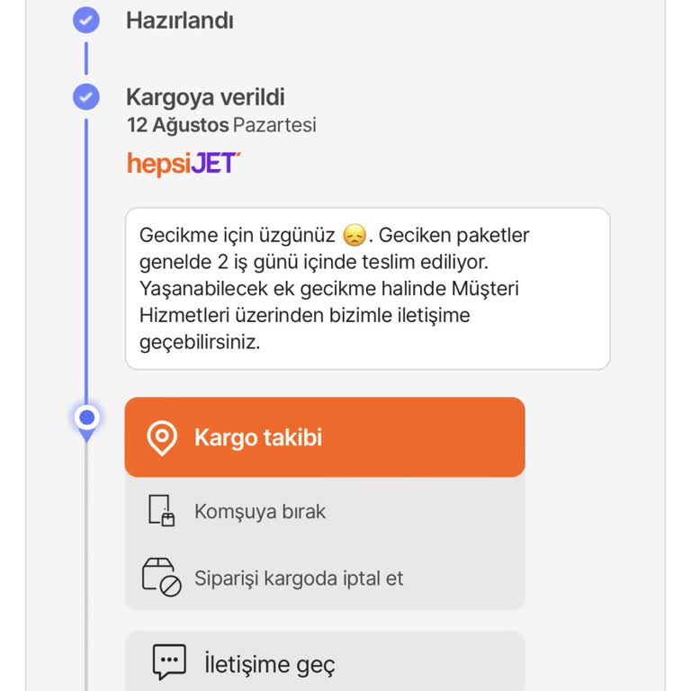 Hepsijet Eskiyi Yenile Telefon Teslim Edemiyorlar