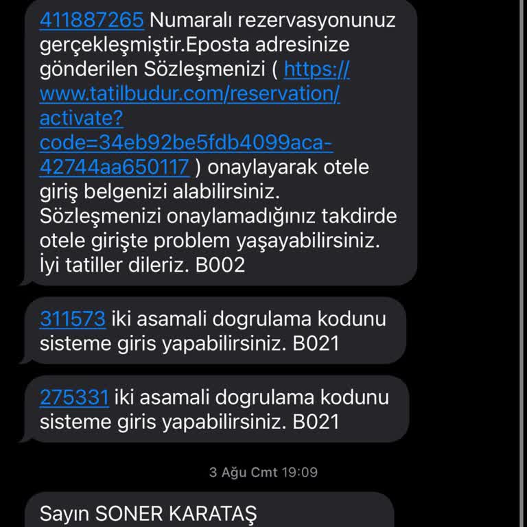 Tatilbudur İptal Edilen Rezervasyon Ücreti İade Etmedi