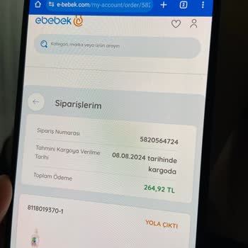 Ebebek Kırık Ve Eksik Ürün