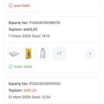 A101 Kapıda Sipariş İptali