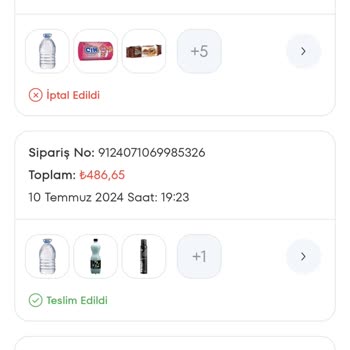 A101 Kapıda Sipariş İptali