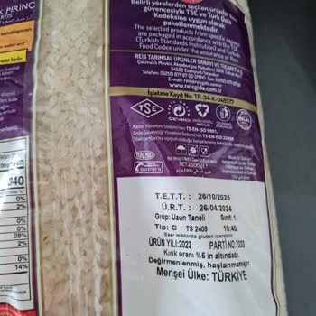 Reis Gıda Reis Pirinçte Böcek