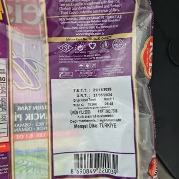 Reis Gıda Reis Pirinçte Böcek